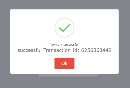 Mon Cash payment confirmed